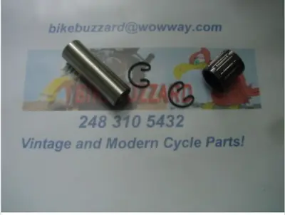 Vintage Husqvarna 360 390 400 Wrist Pin / Bearing / 18mm Clips NEW! • $45