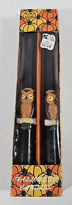 Vintage  10  Tapered Halloween Candles Owl K Mart New  • $4.25