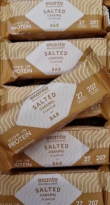 £25.25 • Buy 10 Exante  Meal Replacement Bars Salted Caramel Flavour 09/24 OFFER