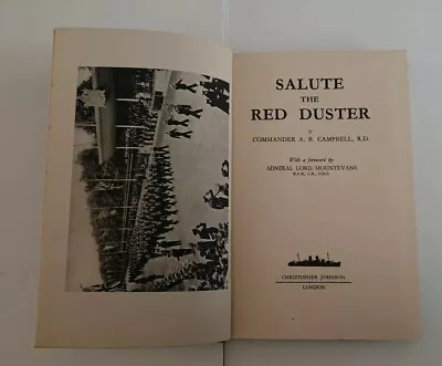 Salute The Red Duster By Commander A.B Campbell 1952 1st HB WW2 Merchant Navy • $25.27