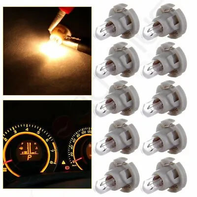 10Pcs T4/T4.2 Neo Wedge Warm White Bulb Car Dash A/C Heater Climate Light Lamp • $8.96