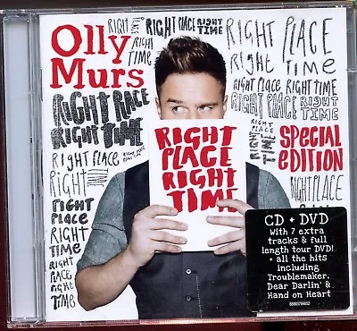 Olly Murs / Right Place Right Time - Special Edition (CD + DVD) - 2CD - MINT • £3.25