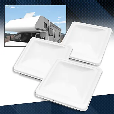 3 Pack 14  X 14  White Replacement Roof Vent Cover Camper RV Trailer Ventline • $30.20