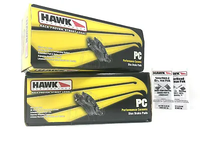 Hawk Performance Ceramic Front + Rear Brake Pads Fits Chevrolet Corvette Z06 Z51 • $275