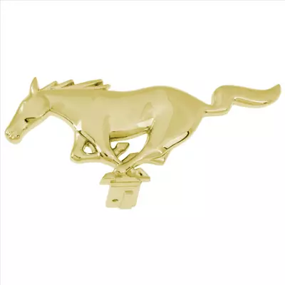 1965-1967 Mustang Gold Running Horse Grille Emblem.  EMB-657-111 • $89.93