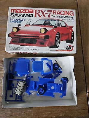 1/38 Mazda Rx7 Savannah Model Kit With Windup Motor Never Assembled  • $20