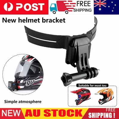 Motorcycle Helmet Camera Mount Motorbike Hat Chin Bracket For GoPro/ Insta 360 • $13.84