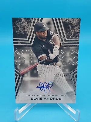 Elvis Andrus 2023 Topps Series 2 #BSA-EA Baseball Stars Auto - Black 20/199 • $10.50