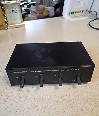 Vintage Realistic High Power Stereo Speaker Control Center 40-136 • $30
