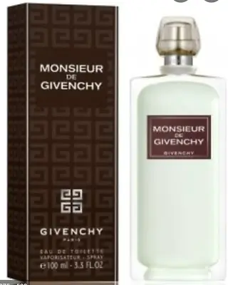 Monsieur De Givenchy EDT Spray 3.3 Fl Oz For Men By Givenchy New In Box Sealed! • $109.50
