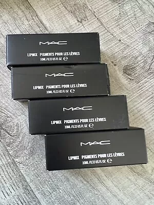 LOT OF 4 MAC Lipmix Pigments New In Vox 0.33oz Fuchsia Shade Eyes Cheeks Lips • $55.25