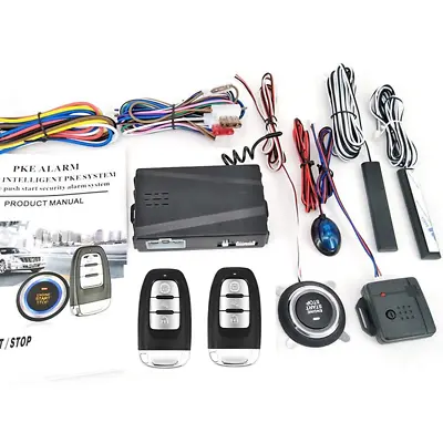 Car Engine Ignition Push Button Remote One Key Start System PKE Alarm Security • $80.90