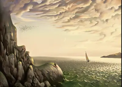 Vladimir Kush Bound For Distant Shores Unframed - Cert Of Auth Provided • $1590