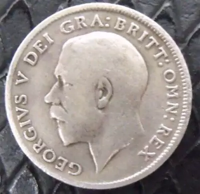 £5.99 • Buy 1919 GEORGE V SILVER SIXPENCE  ( .925 Silver )  British 6d Coin.   311