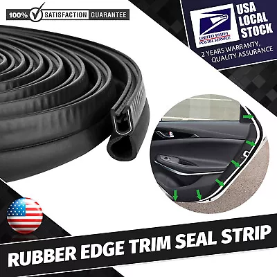 Durable Car Door Rubber Weather Seal Strip 8m Universal Weatherstrip U-shape • $40.26