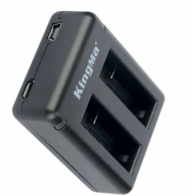 KingMa USB Battery Dual Charger BM037 Input 5v / 2000mA Output 4.35v/ 750mA X 2 • £9.99