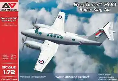 $53.99 • Buy Beechcraft 200 Super King Air Scale 1/72 A&A Models 7224