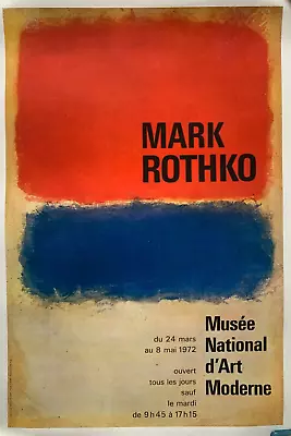 Mark Rothko - 1972 National Museum Of Modern Art Lithograph Vintage Poster • $432.82