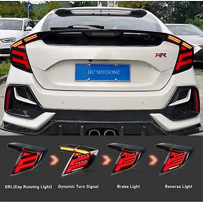 LED Tail Lights For Honda Civic Hatchback 2017-2021 FK7 FK8 Type-R Sequential • $439.99