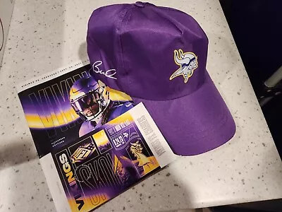 Minnesota Classic Gameday Bud Grant Hat And A Game Charger Program. • $6.99