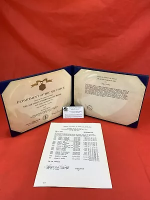 Vietnam War Era Air Force Commendation Medal Certification Grouping • $30