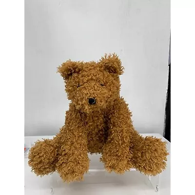 Melissa & Doug Cuddly Brown TeddyBear Curly Brown Teddy Bear #2180 Plastic Eyes • $17.08