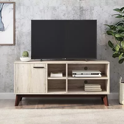 Deschutes Mid-Century Modern TV Stand With Storage • $123.81