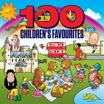 £7.95 • Buy 100 Children's Favourites - Children Kids Nursery Rhymes - 4 Cds - New & Sealed!