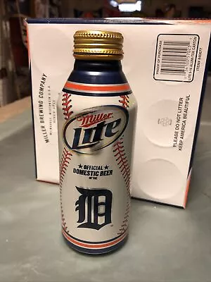 Lot Of 9 Empty Detroit Tigers Mlb  Miller Lite Cabottles 2012 Collector 840405 • $9.99