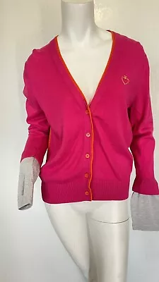 Princess  Vera Wang Color Block  Cardigan W/ Tee Material On Sleeve’s Jr L EUC • $16