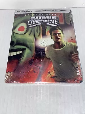 Maximum Overdrive SteelBook + Bluray + Digital Code ** READ • $36.75