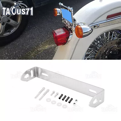 $21.99 • Buy Chrome Turn Signal Relocation Kit For Yamaha V Star 250 650 1100 Virago Cruiser