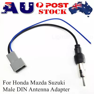 Antenna Adapter Aerial Aux Male DIN Plug Cable Connector For Honda Mazda Suzuki • $12.99