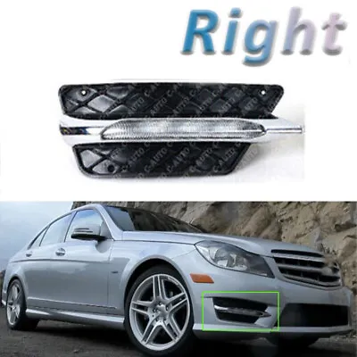 For 2012-2014 Mercedes Benz W204 C-Class Right Front Bumper LED DRL Fog Lamp • $35