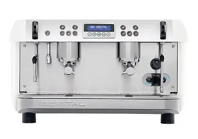 Iberital New 2 Group New Espresso Coffee Machine White Commercial Cafe Latte Bar • £3472.78