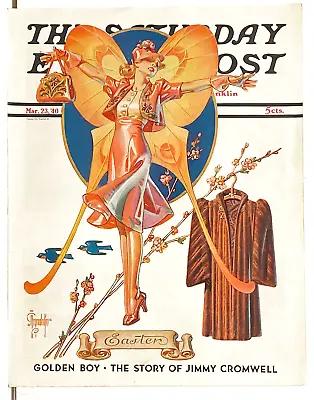 Original J C Leyendecker 1940 Saturday Evening Post Cover Easter • $49