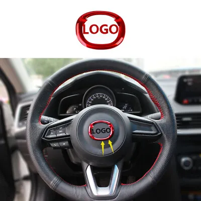 Steering Wheel Center Trim Fit For Mazda3 MAZDA6 Mazda2 CX-5 CX-3 CX-9 MX-5 CX-8 • $9.98