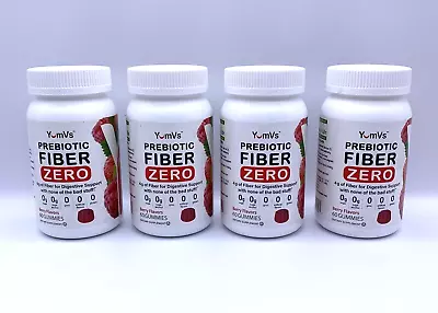 YumVs Prebiotic Fiber Zero Gummies Dietary Supplement (Lot Of 4) • $16.95