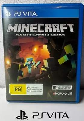 Minecraft Playstation Vita Edition PSVita PAL • $34.95