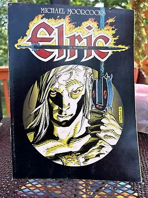 Elric Of Melnibone By Michael Moorcock FIRST EDITION 1986 Graphic Novel • $21.99