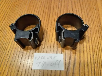 NOS Weaver 1  Tip Off Mount 49440 For 22 Rifles With 3/8  Receiver Groove USA • $14.50