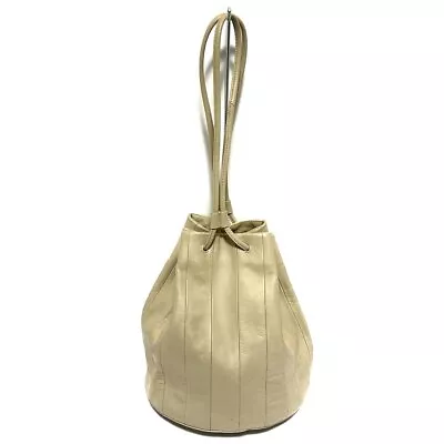 Auth Marimekko - Beige Leather Shoulder Bag • $148