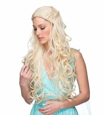 High Quality Empress Blonde Costume Wig Women's Medieval Khaleesi Cosplay Viking • $29.95