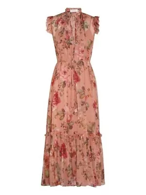 Zimmerman Luminosity Flutter Dress (New) Size 0 • $580