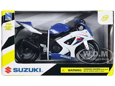 2008 Suzuki Gsx-r1000 Blue 1/12 Diecast Motorcycle Model By New Ray 57003 A • $13.99