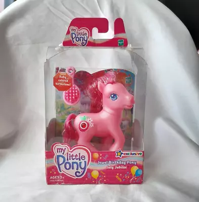 G3 My Little Pony Jewel Birthday Pony JULY JUBILEE Toys R Us Exclusive Rare • £9.99