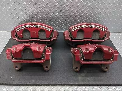 2005-2013 C6 Corevette Brake Calipers Set Painted Maroon Front Rear J55 • $279