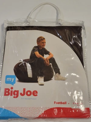 $39.99 • Buy My Big Joe Fill It Yourself Bean Bag FOOTBALL Chair Cover NEW