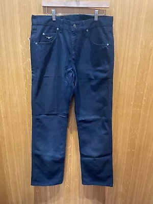 R.M.Williams Linesman Sueded Jean 34R Navy -*NEW* • £75