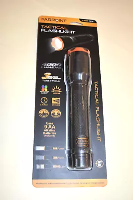 Farpoint Led Tactical Flashlight 4000 Lumens Ipx4 Rated New • $20